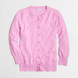 J. Crew Jackie Blush Pink Cardigan